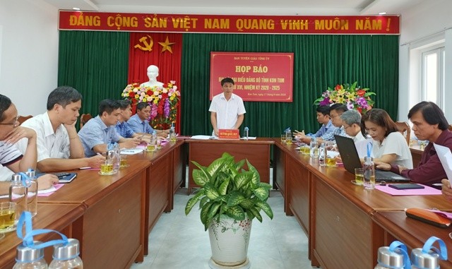 Họp báo thông tin về Đại hội đại biểu Đảng bộ tỉnh Kon Tum lần thứ XVI